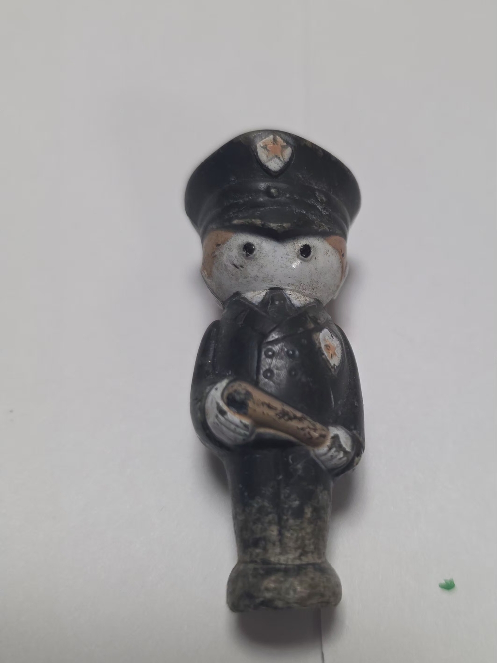 Black Police Officer Figurine Decorative Accent